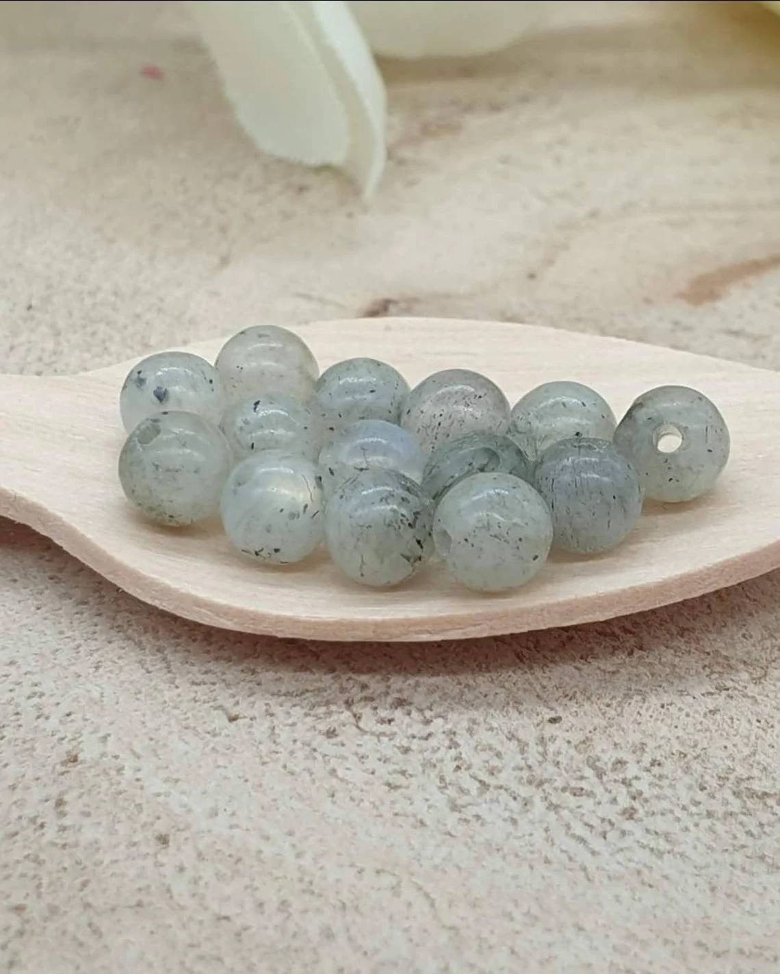Bola de grossesse Labradorite et étoile.